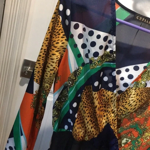 Cefian Multicolored bodysuit Medium - Picture 4 of 10